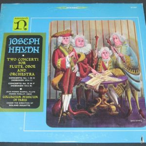 Haydn Two Concerti for Flute, Oboe & Orchestra Rampal Pierlot Nonesuch lp EX