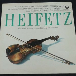 Heifetz – Chausson / Sarasate / Saint-Saens / Conus RCA LM-2069 ISRAEL ED1 lp ex