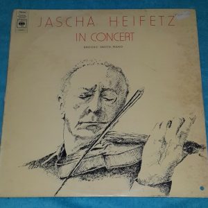 Heifetz / Smith – Bach Bloch Debussy Kreisler Tedesco Etc CBS lp ex Violin