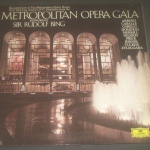 Highlights From Metropolitan Opera Gala Honouring Sir Rudolf Bing DGG LP EX