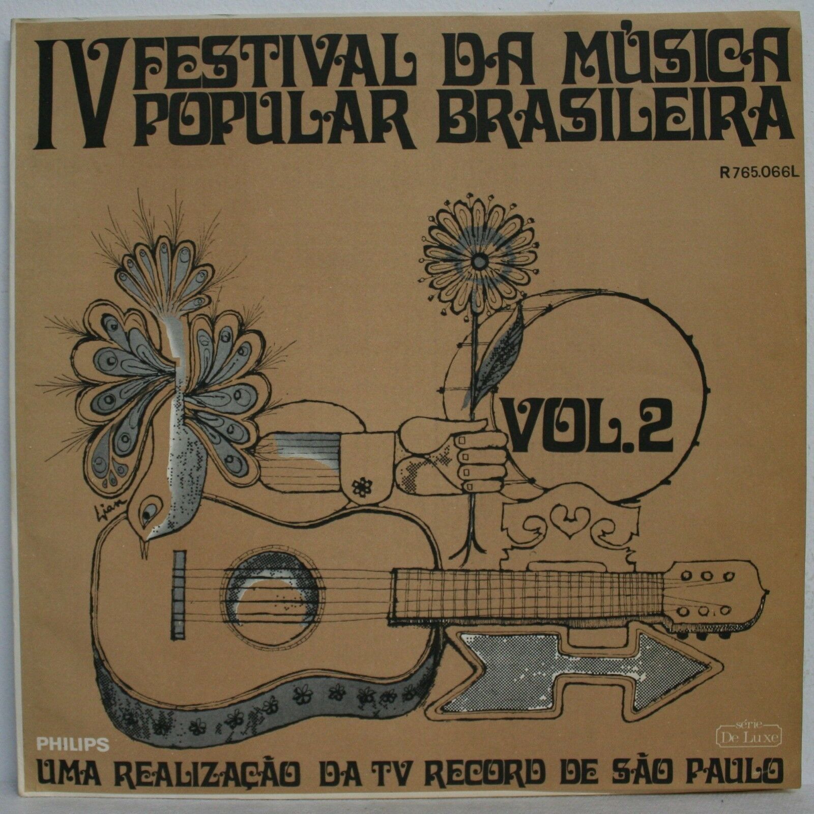 IV Festival Da Musica Popular Brasileira, Vol. 2 LP RARE Brasil MPB Veloso Costa