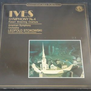 Ives ‎– Symphony No. 4 Stokowski CBS 60502 lp EX