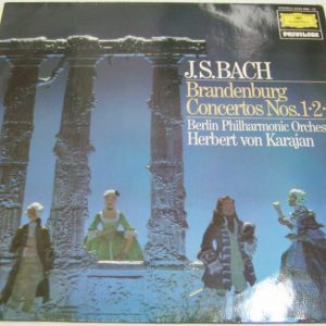 J. S. BACH – BRANDENBURG CONCERTOS NO. 1 2 3 BPO VON KARAJAN DGG 2535 488 stereo