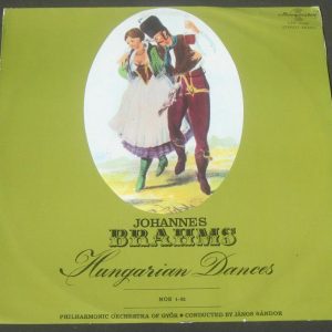 JANOS SANDOR – BRAHMS Hungarian Dances Hungaroton SLPX-11566 lp