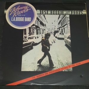 Johnny Rivers /  L. A. Boogie Band ‎- Last Boogie In Paris Atlantic lp Israel EX