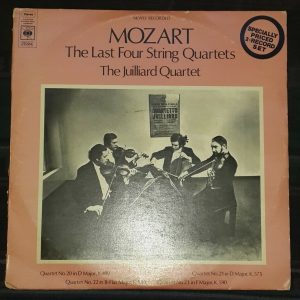 Juilliard Quartet – Mozart The Last Four String Quartets CBS 79204 2 lp