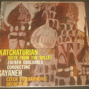 Katchaturian Gayaneh Ballet Suites 1 & 2 Zdanek Chalabala Parliament PLP 102 LP