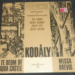 Kodály ‎- Te Deum Of Buda Castle / Missa Brevis  Ferencsik   Hungaroton lp EX