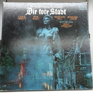 Korngold  ‎– Die Tote Stadt  Neblett Kollo Leinsdorf ‎ RCA ARL3-1199 3 LP Box EX