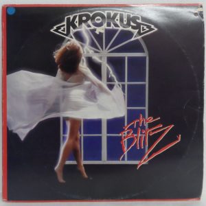 Krokus – The Blitz LP Rare Israel Release 1984 Heavy Metal Arista + insert