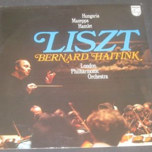 LISZT Hungaria / mazeppa / hamlet  Bernard Haitink Philips ‎6500 046 LP EX