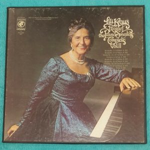 Lili Kraus – Mozart the Piano Sonatas Columbia Odyssey 3 LP Box