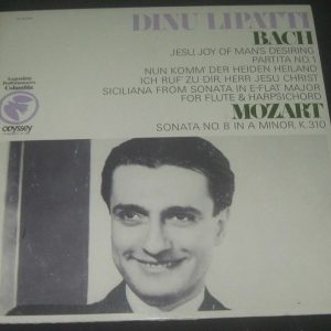 Lipatti – Bach : Jesu , Joy Of Man’s Desiring Mozart : Sonata No. 8 Odyssey lp