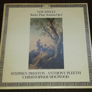 Locatelli 12 Flute Sonatas Preston Pleeth Hogwood L’Oiseau-Lyre DSLO 578/9 2 lp