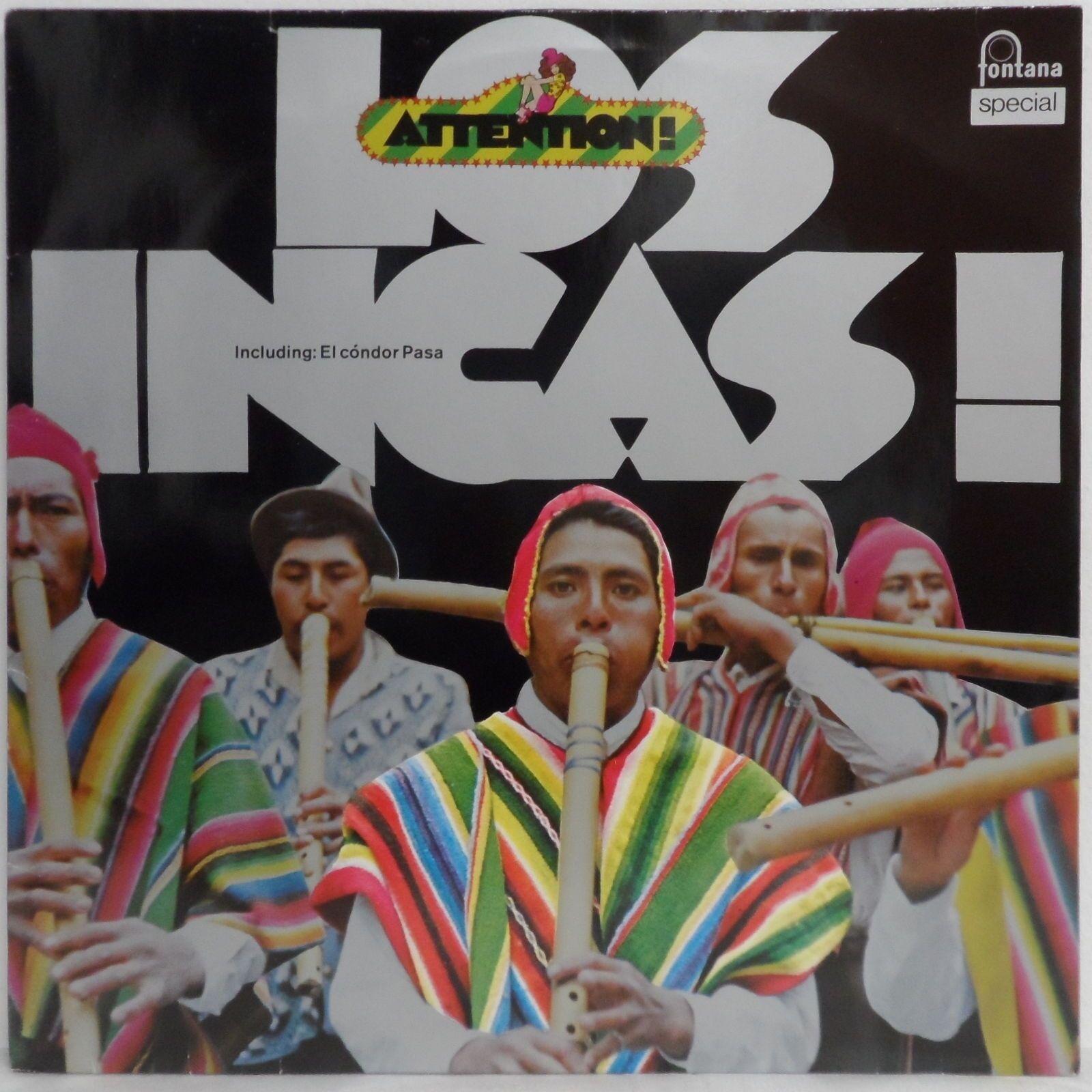 Los Incas – Attention! Los Incas! LP Including El Condor Pasa Latin America folk