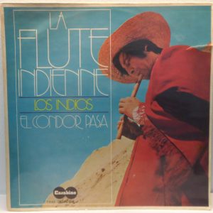 Los Indios ‎- La Flute Indienne LP El Condor Pasa 1972 world music Israel Press