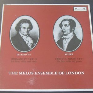 MELOS ENSEMBLE – Beethoven Serenade / Weber Trio L’OISEAU-LYRE SOL 284 lp