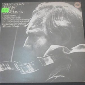 MOZART  Violin Concertos 2 + 4  Isaac Stern CBS 76681 LP EX