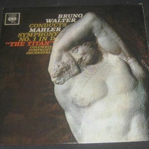 Mahler : Symphony No.1 in D “The Titan” Bruno Walter CBS 72099 lp EX