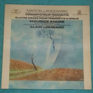 Marcel Landowski Concerto Pour Trompette Lombard Maurice Andre Erato LP