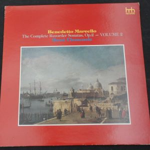 Marcello complete Recorder Sonates Clemencic HNH Records ‎- HNH4086 lp EX