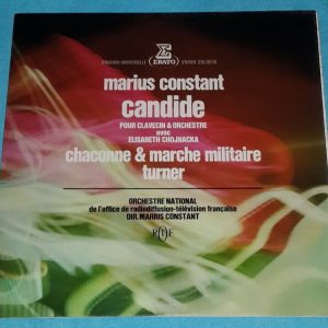 Marius Constant Candide for harpsichord Chojnacka Erato STU 70776 LP EX