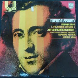 Mendelssohn Symphony No.4 / A Midsummer Haitink Szell Philips 6580 027 lp ex
