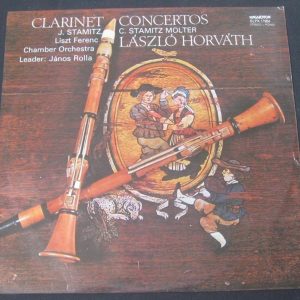 Molter / Stamitz Clarinet Concerto Laszlo / Rolla Hungaroton ?– SLPX 11954 LP EX