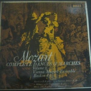 Mozart Complete Dances & Marches  Boskovsky DECCA LXT 6132 lp 1964 EX