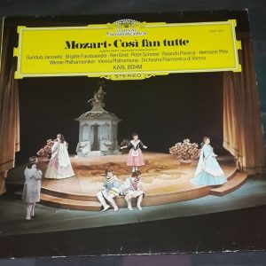 Mozart Cosi Fan Tutte – highlights Bohm Janowitz Grist DGG 2537 037 lp EX