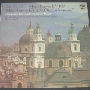Mozart –  Missa Brevis , Herbert Kegel PHILIPS 6500 867 lp EX