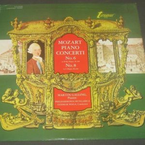 Mozart Piano Concerti No. 6 / 8 Martin Galling Othmar Maga Vox Turnabout LP
