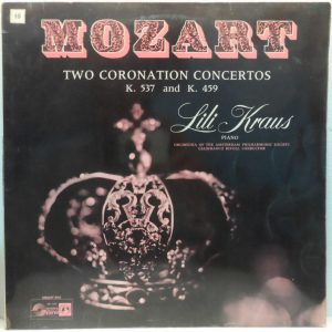 Mozart – Piano Concerto K.537 & K.459 LP Lili Kraus Amsterdam Orchestra RIVOLI