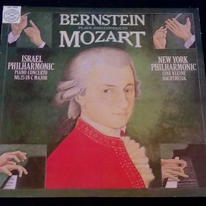 Mozart Piano Concerto No. 25 Eine Kleine Nachtmusik K. 525 Bernstein CBS LP EX