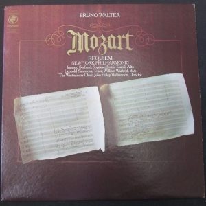 Mozart Requiem K 626 Bruno Walter Odyssey Y 34619 lp EX