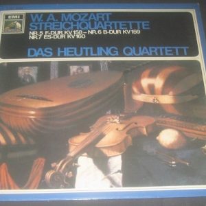 Mozart : String Quartets Heutling Quartet HMV ELECTROLA C 053-28 082 LP EX