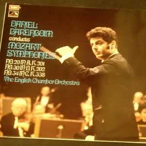 Mozart Symphony No 29 / 30 / 34 Barenboim HMV EMI ASD 2806 lp EX