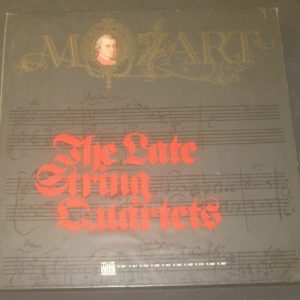 Mozart The Late String Quartets 14 – 23 Alban Berg / Musikverein Quartet 5 LP