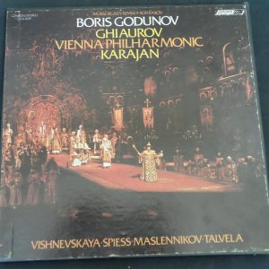 Mussorgsky – Rimsky-Korsakov Boris Godunov Karajan London OSA 1439 4 LP Box EX
