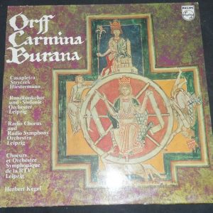 Orff – Carmina Burana Herbert Kegel  Philips 9500 040 Holland lp EX