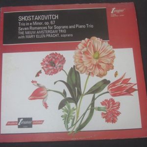 PRACHT – NIEUW AMSTERDAM TRIO – Shostakovitch Trio in E  Minor TURNABOUT VOX LP