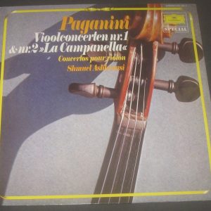 Paganini  Violin Concert No.1 & 2 Esser / Ashkenasi DGG 413 267-1 LP EX