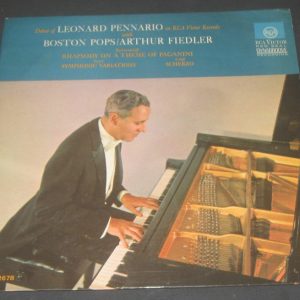 Pennario – Fiedler : Rachmaninoff / Franck / Litolff RCA LM 2678 ED1 ISRAEL lp