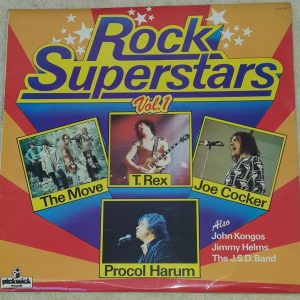 Procol Harum The Move J.S.D. Band Cocker Etc  Rock Superstars Pickwick LP EX++