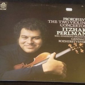 Prokofiev Violin Concertos Rozhdestvensky Perlman  ASD 4098 LP EX
