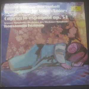 RIMSKY-KORSAKOFF Suite Antar Capriccio Espagnol Iwanow DGG 2530510 LP EX