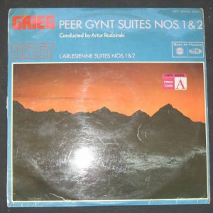 RODZINSKI – Grieg peer gynt suites  Bizet  l’arlesienne . MFP 2097 lp
