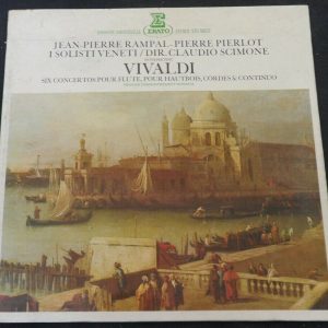 Rampal Pierlot I Solisti Veneti Scimone Vivaldi ‎- Six Concertos Erato ‎lp