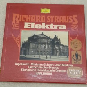 Richard Strauss – Elektra Karl Bohm DGG 2721 187   2 LP Box EX++