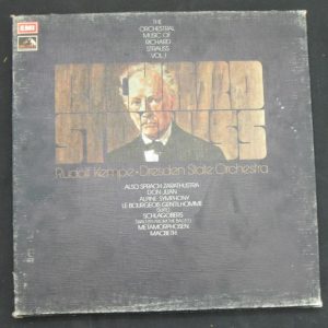 Richard Strauss Orchestral works vol 1 Dresden Rudolf Kempe HMV EMI 4 lp Box
